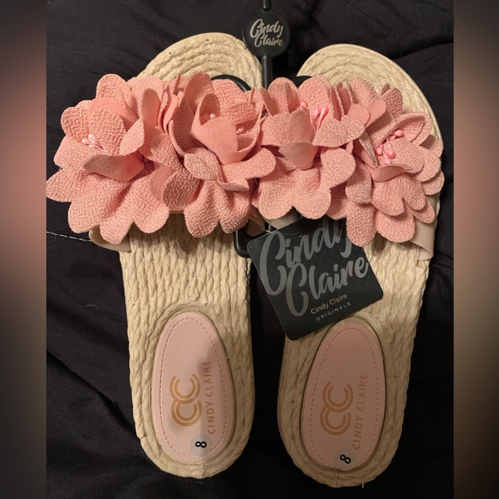 Cindy Claire sandals. Light pink